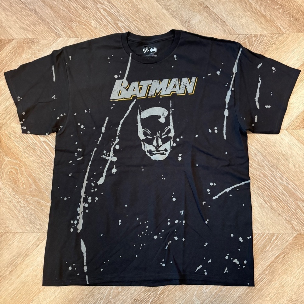XL Mad Engine Black Batman Tee